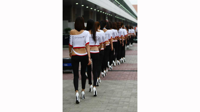 Kore GP pit güzelleri