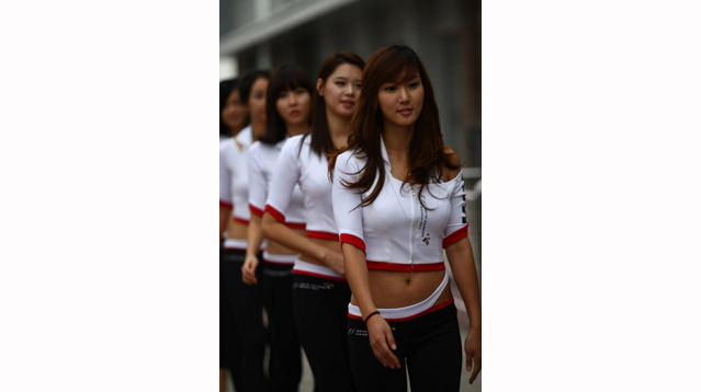 Kore GP pit güzelleri