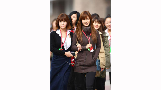 Kore GP pit güzelleri