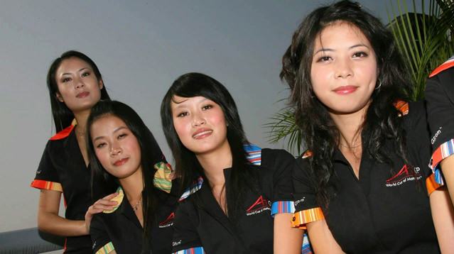 A1 GP'nin güzelleri