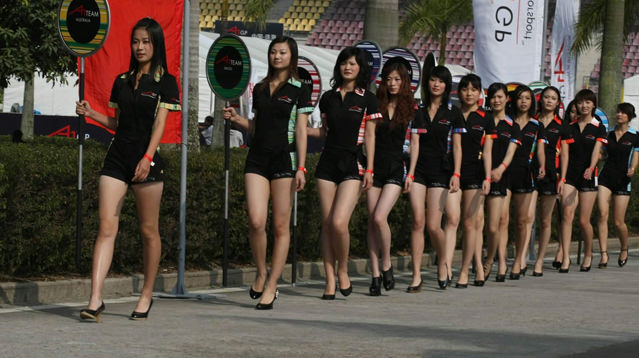 A1 GP'nin güzelleri