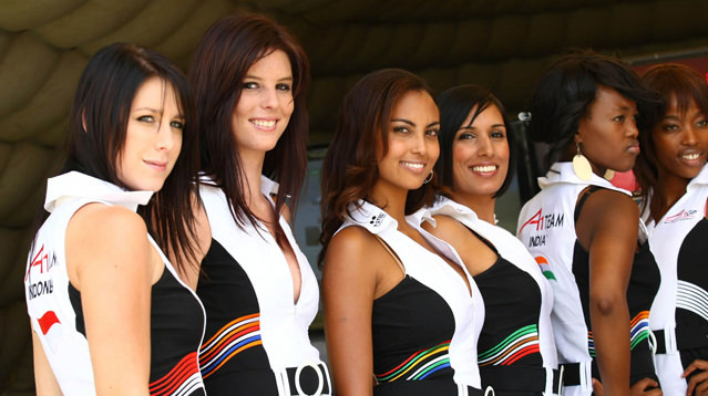 A1 GP'nin güzelleri