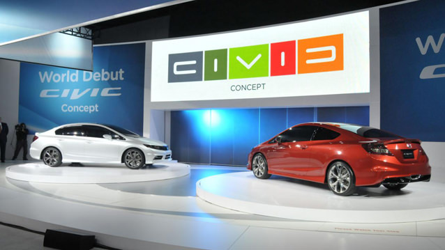 Honda Civic Si Coupe and Civic Sedan Concept