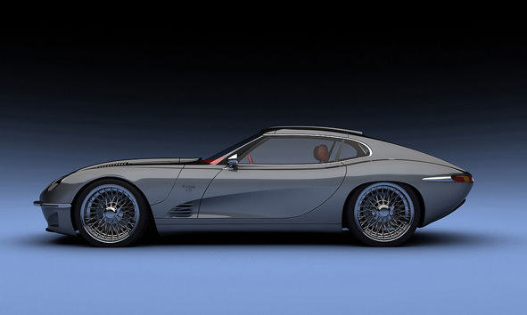 Jaguar E-Type'ın anısı