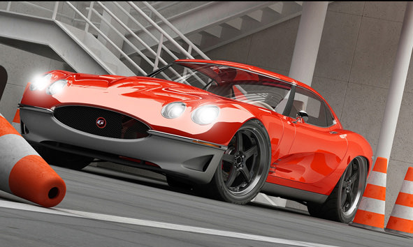 Jaguar E-Type'ın anısı