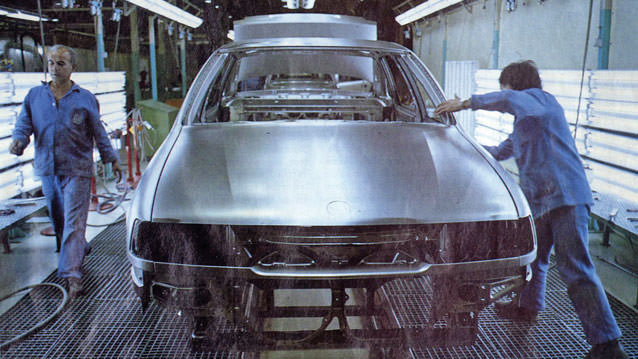 1992 Opel Vectra'nın İzmir Torbalı fabrikasında üretim incelemesi