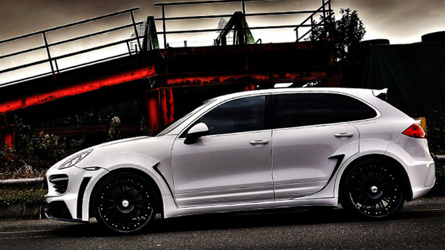 Modifiyeli Porsche Cayenne