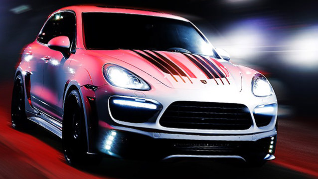 Modifiyeli Porsche Cayenne