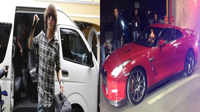 Galatasaray ve Chelsea'nin Yıldızları Otomobilleri İle Kapıştı