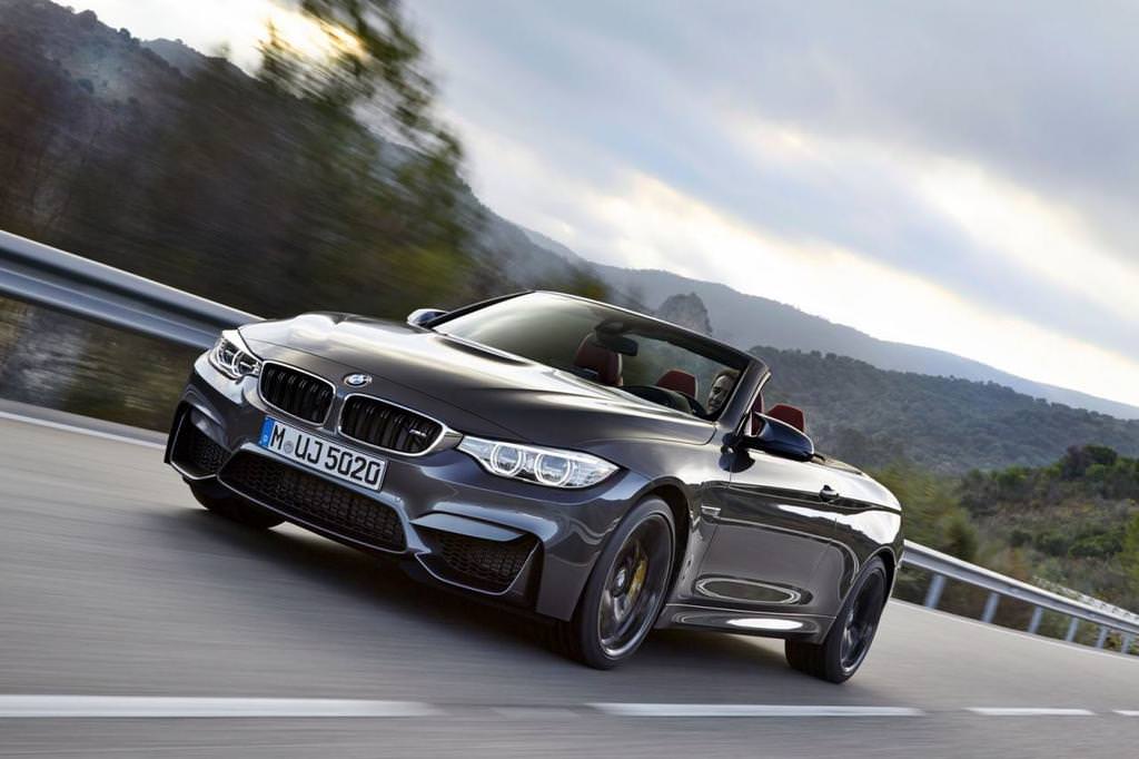 BMW M4 Üstünü Açtı