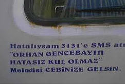 En Komik 10 "Hatalıysam Ara" Yazısı