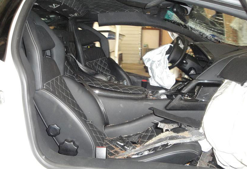 Lamborghini ile Drift İyi Bitmedi