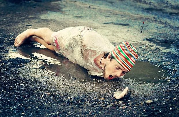 Bozuk Asfalt Protestosu