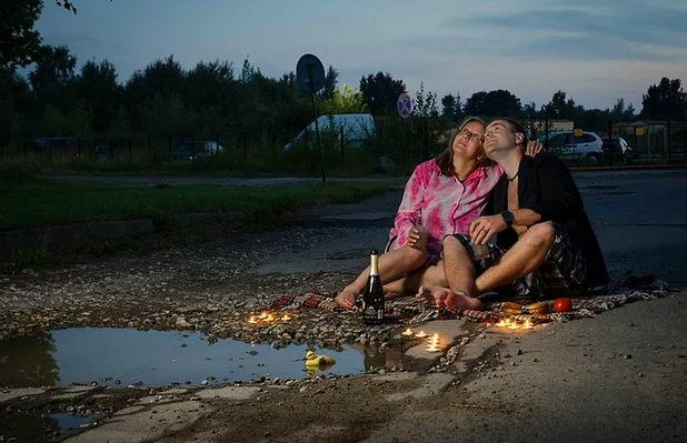 Bozuk Asfalt Protestosu