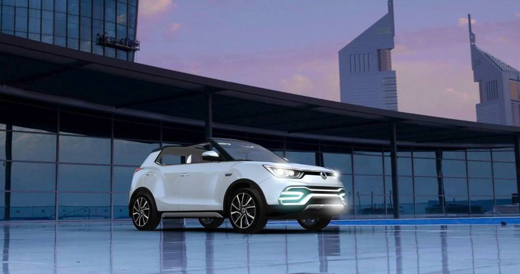 Ssangyong XIV Air Konsepti Paris Otomobil Fuarı'nda