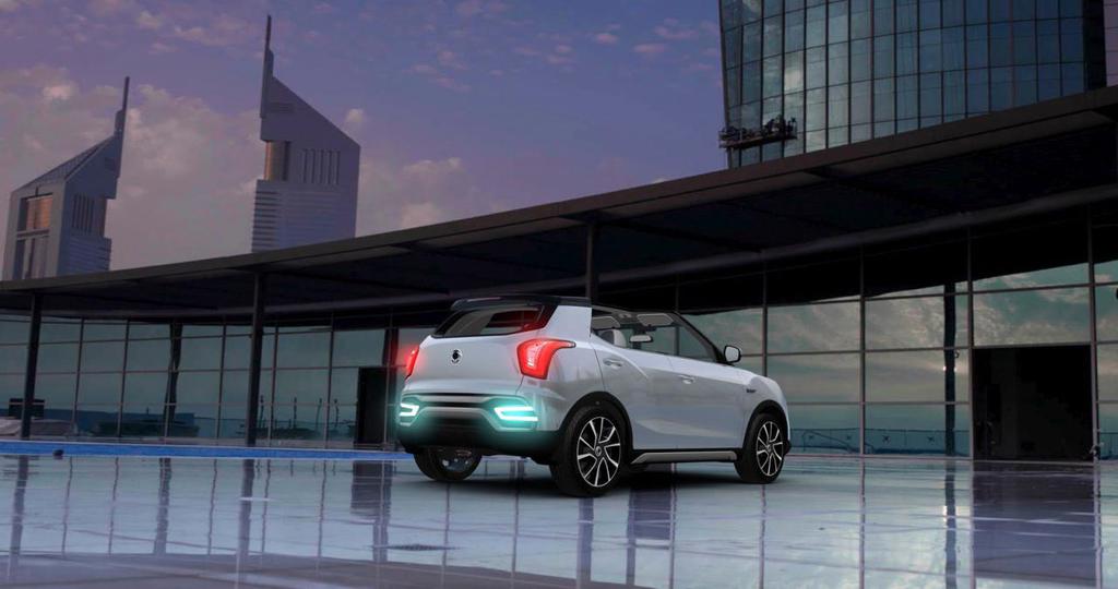 Ssangyong XIV Air Konsepti Paris Otomobil Fuarı'nda