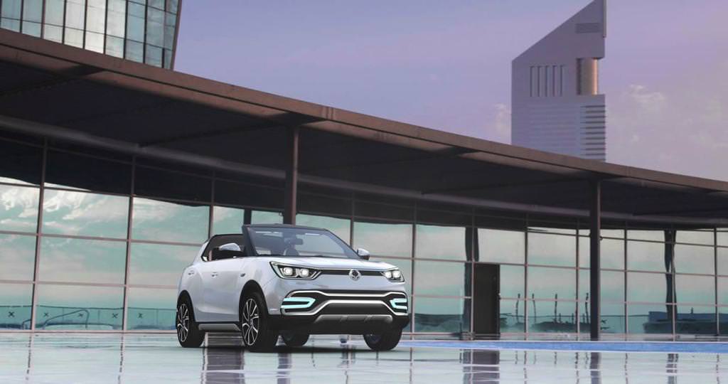 Ssangyong XIV Air Konsepti Paris Otomobil Fuarı'nda