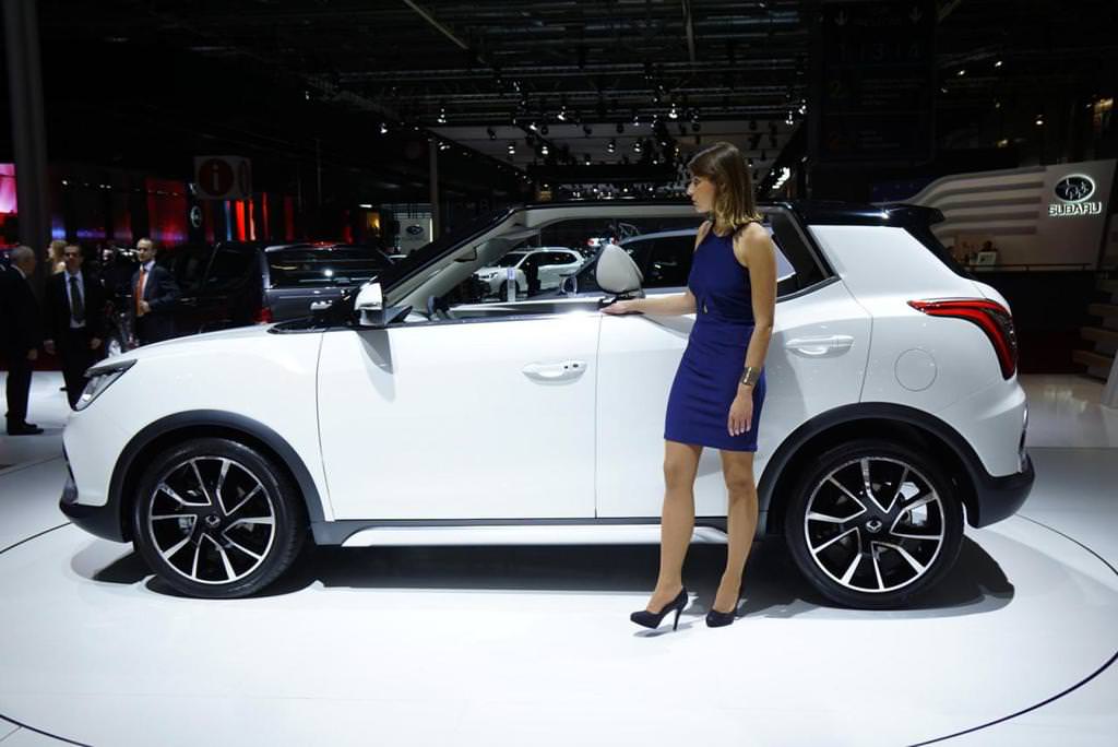 Ssangyong XIV Air Konsepti Paris Otomobil Fuarı'nda