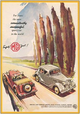 Nostaljik Otomobil Afişleri