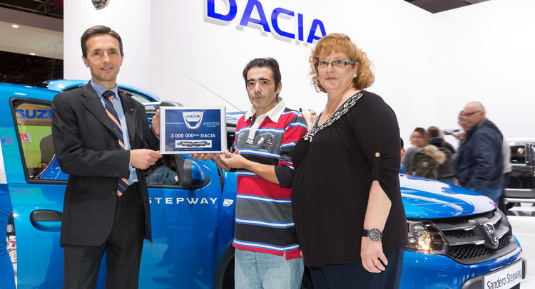 3 Milyonuncu Dacia