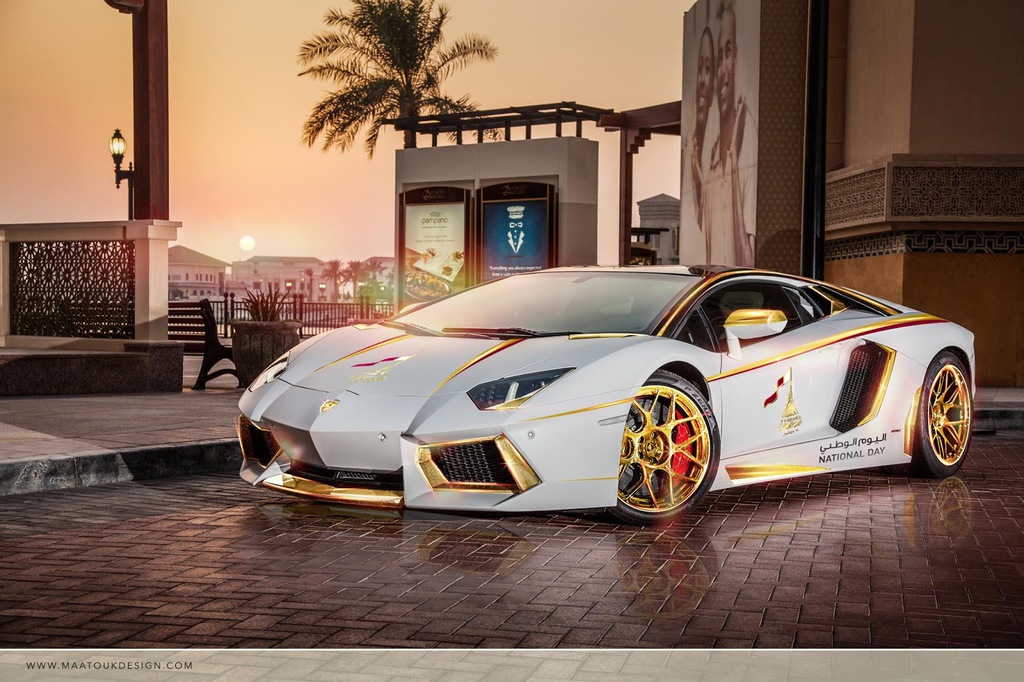 Altın Kaplama Aventador