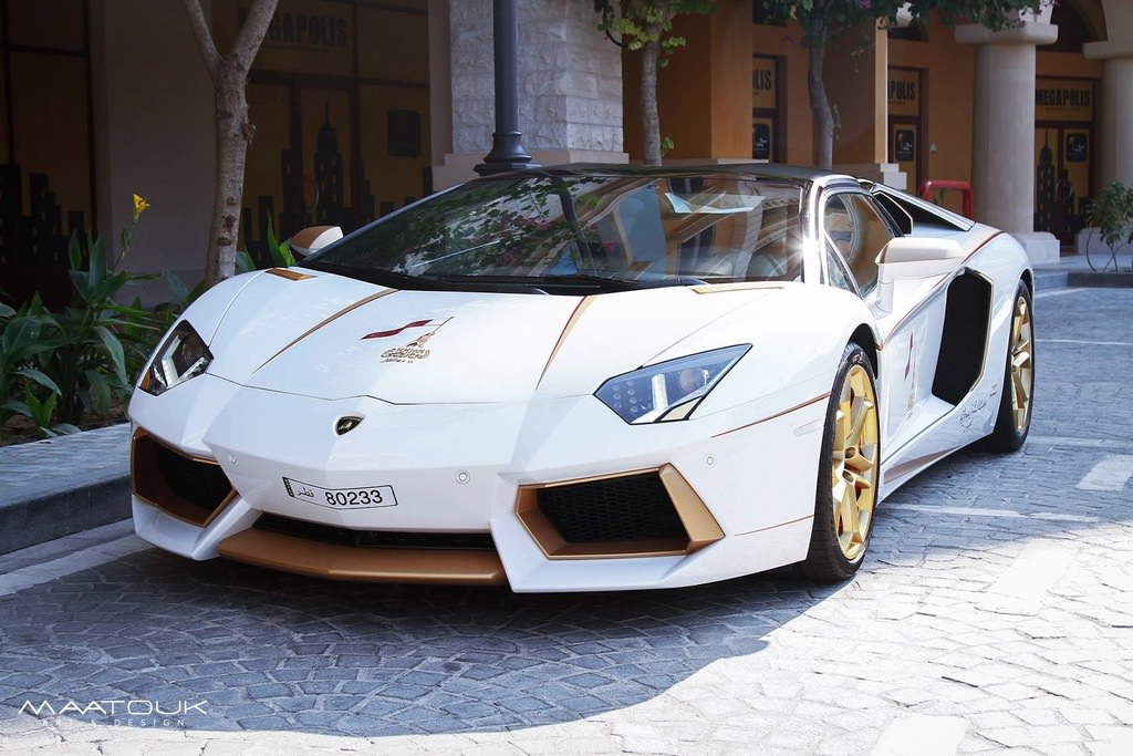 Altın Kaplama Aventador