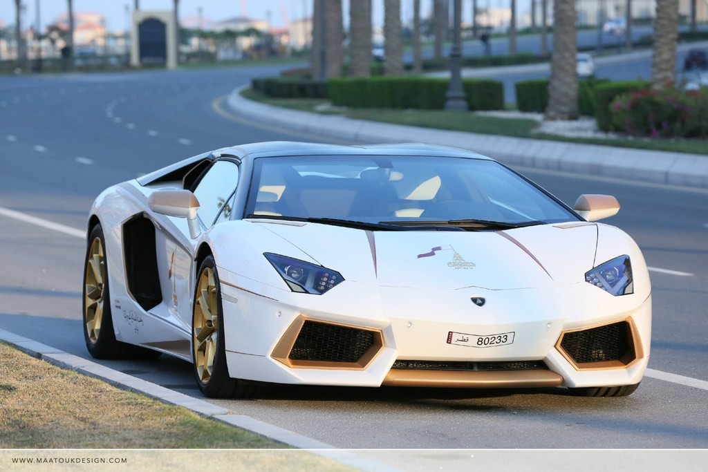 Altın Kaplama Aventador