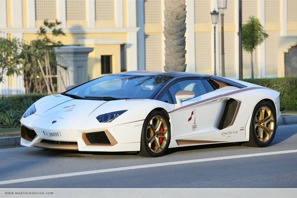 Altın Kaplama Aventador