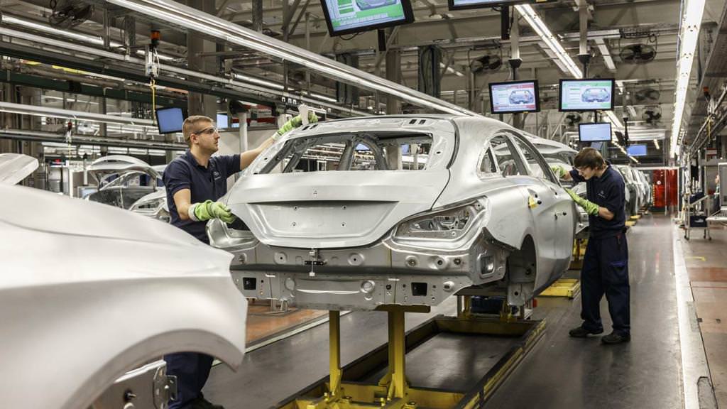Mercedes CLA Shooting Brake Üretim Bandında