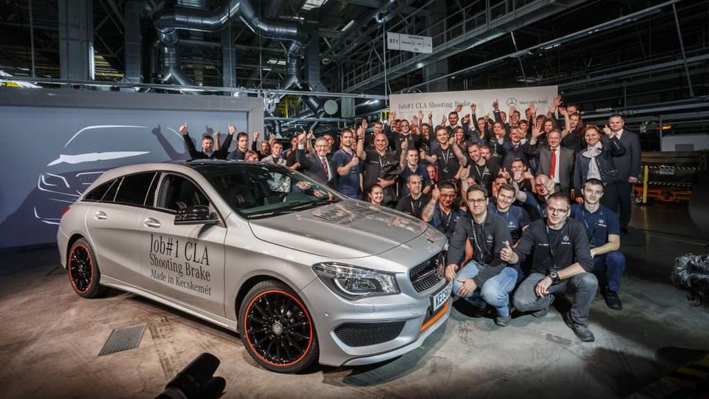 Mercedes CLA Shooting Brake Üretim Bandında
