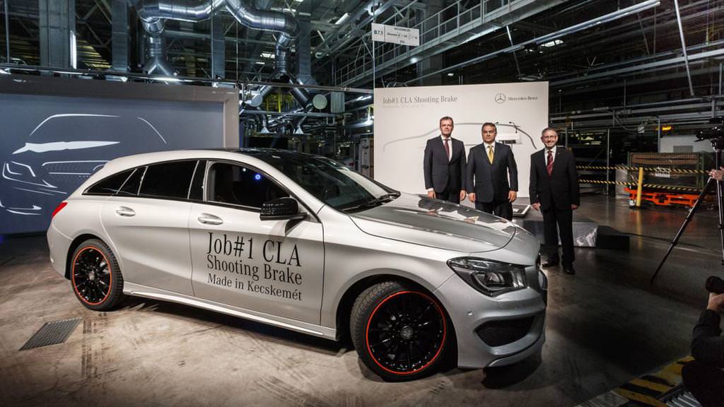 Mercedes CLA Shooting Brake Üretim Bandında