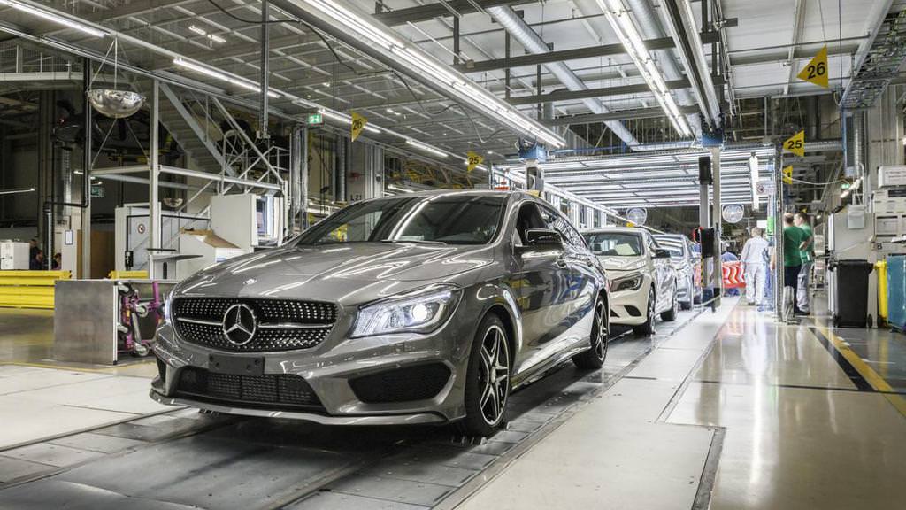 Mercedes CLA Shooting Brake Üretim Bandında