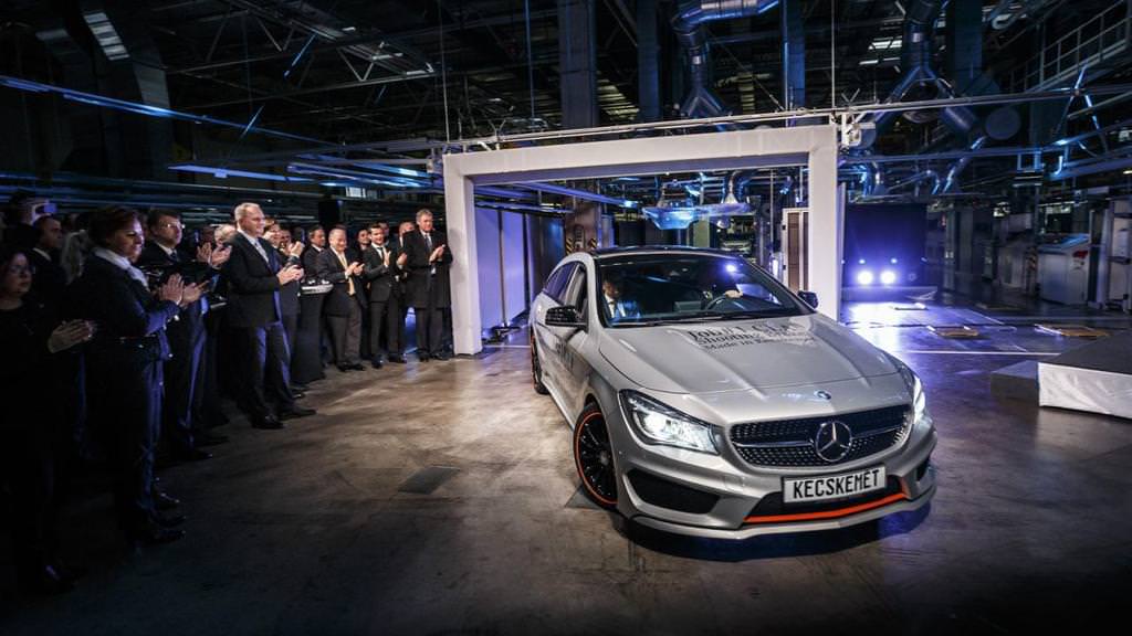 Mercedes CLA Shooting Brake Üretim Bandında