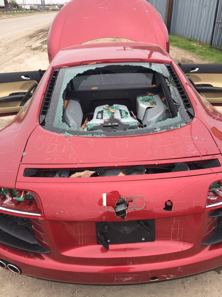 Kocası Aldatınca Olan Audi R8’e Oldu