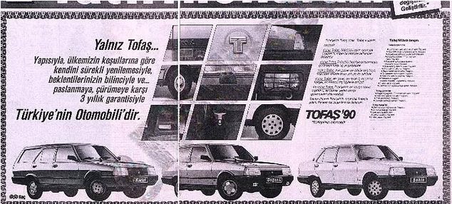 Unutulmayan Tofaş Reklamları