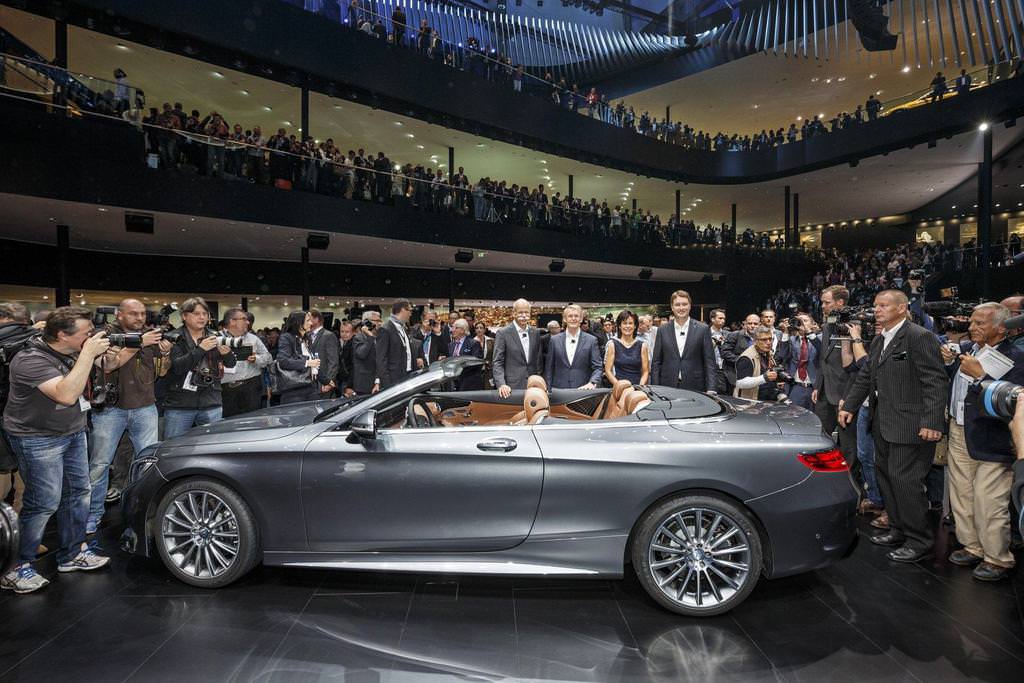 S Serisi Cabrio Frankfurt'ta