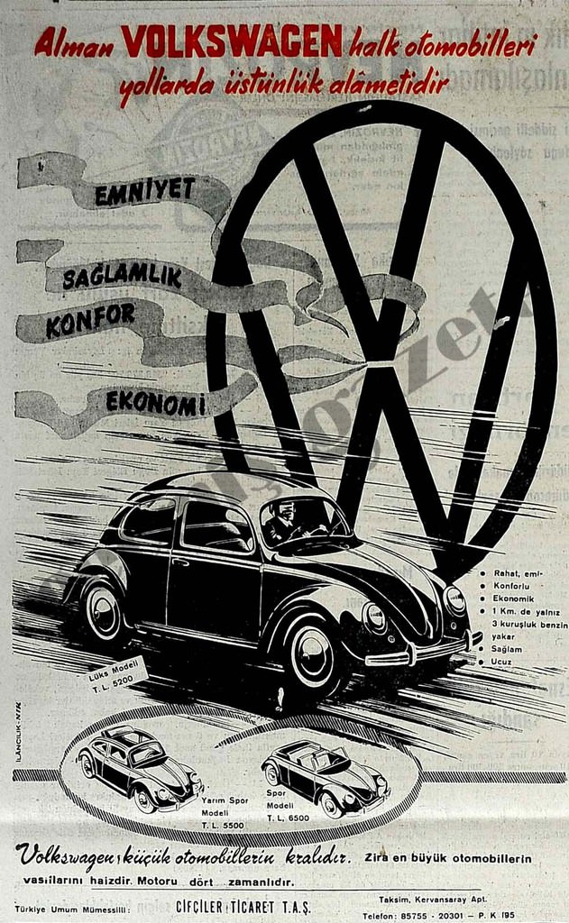 Nostaljik Otomobil İlanları