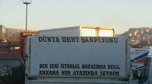 Efsaneleşen Kamyon Arkası Yazıları