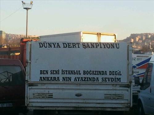 Efsaneleşen Kamyon Arkası Yazıları