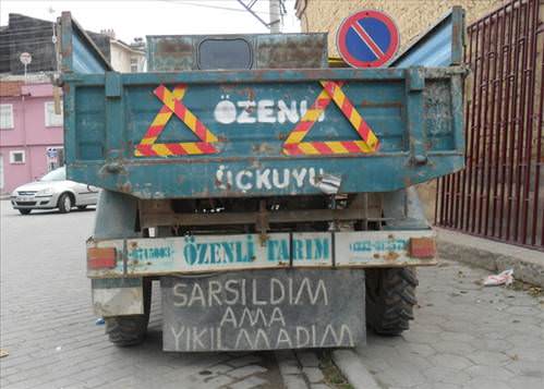 Efsaneleşen Kamyon Arkası Yazıları