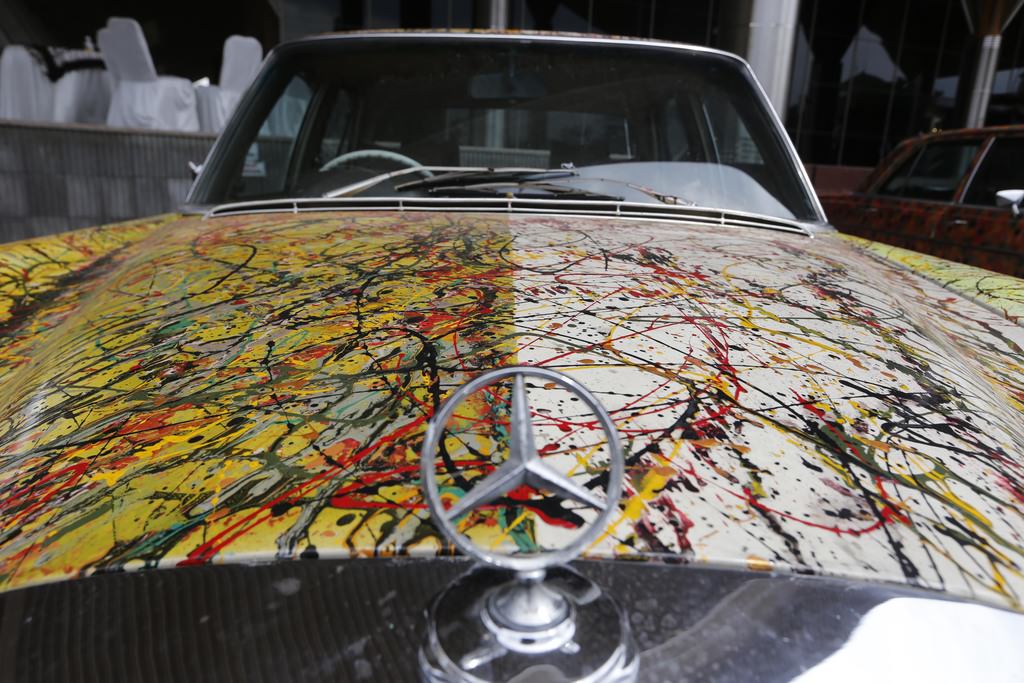 Otomobilleri Sanat Eserine Çevirdi