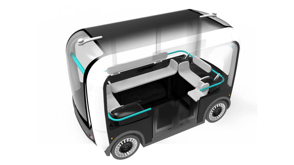 Elektrikli ve Sürücüsüz Minibüs : Olli