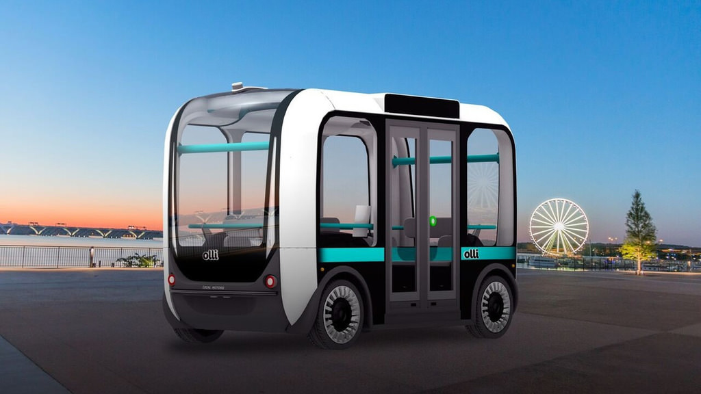 Elektrikli ve Sürücüsüz Minibüs : Olli