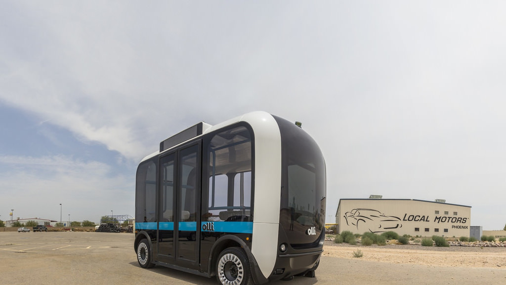 Elektrikli ve Sürücüsüz Minibüs : Olli