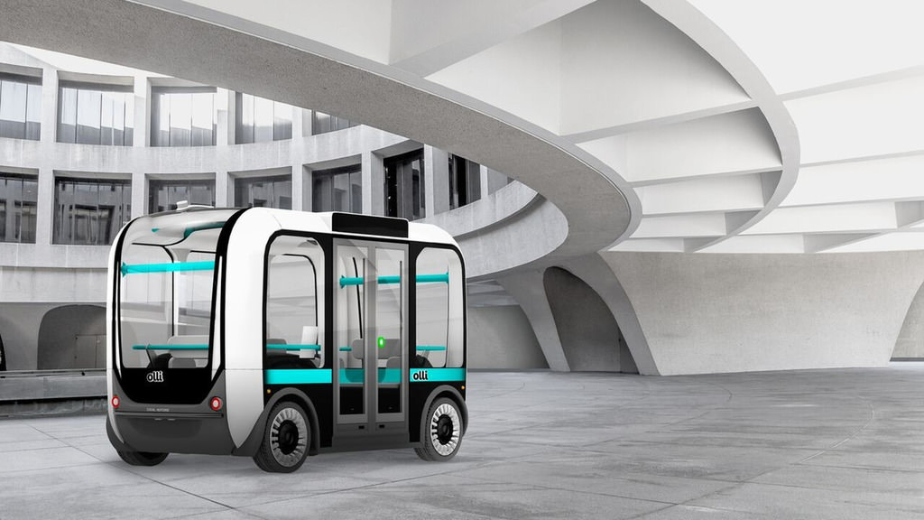 Elektrikli ve Sürücüsüz Minibüs : Olli