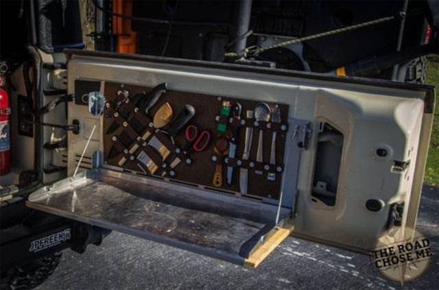 Jeep eve dönüştü