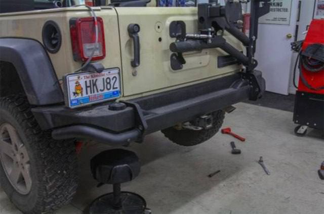 Jeep eve dönüştü