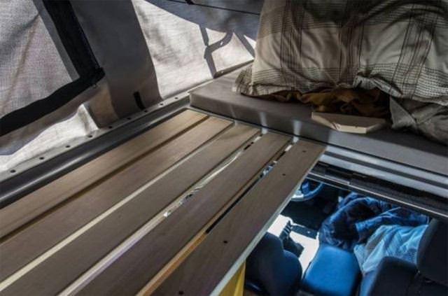 Jeep eve dönüştü