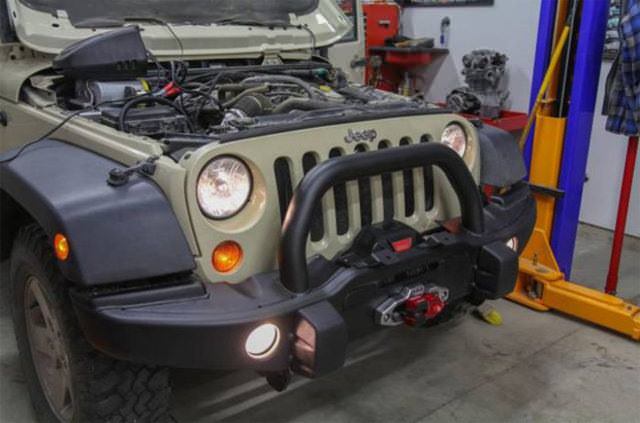 Jeep eve dönüştü