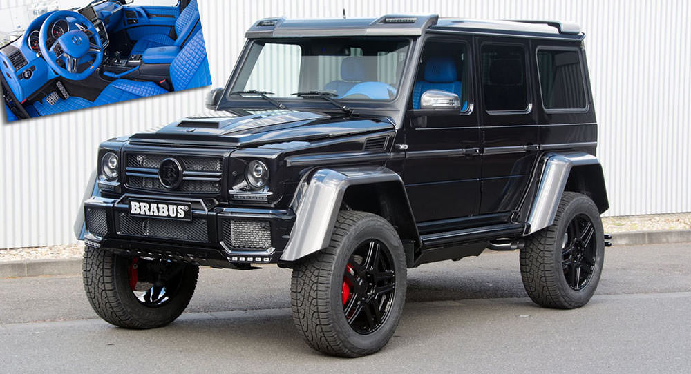 Brabus Mercedes 500 4x4 G-Wagen'de Mavi Etkisi